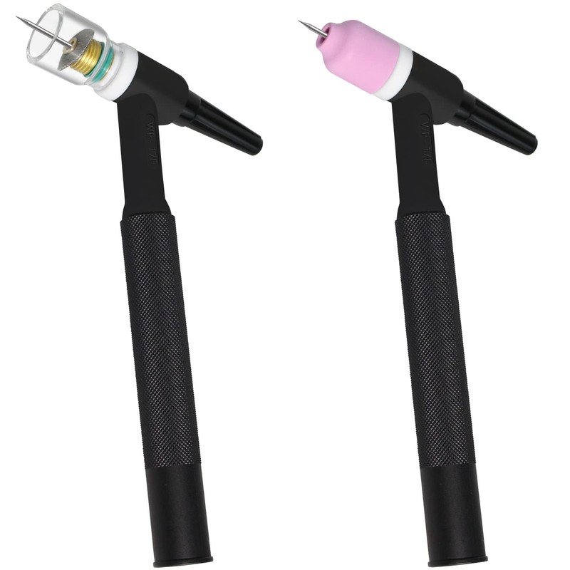 TIANLYLIN 31Pcs TIG Welding Stubby Gas Lens Glass Cup Kit