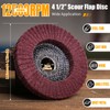 Junchamp 10Pcs 180 & 320 Grit Scour Flap Disc 4