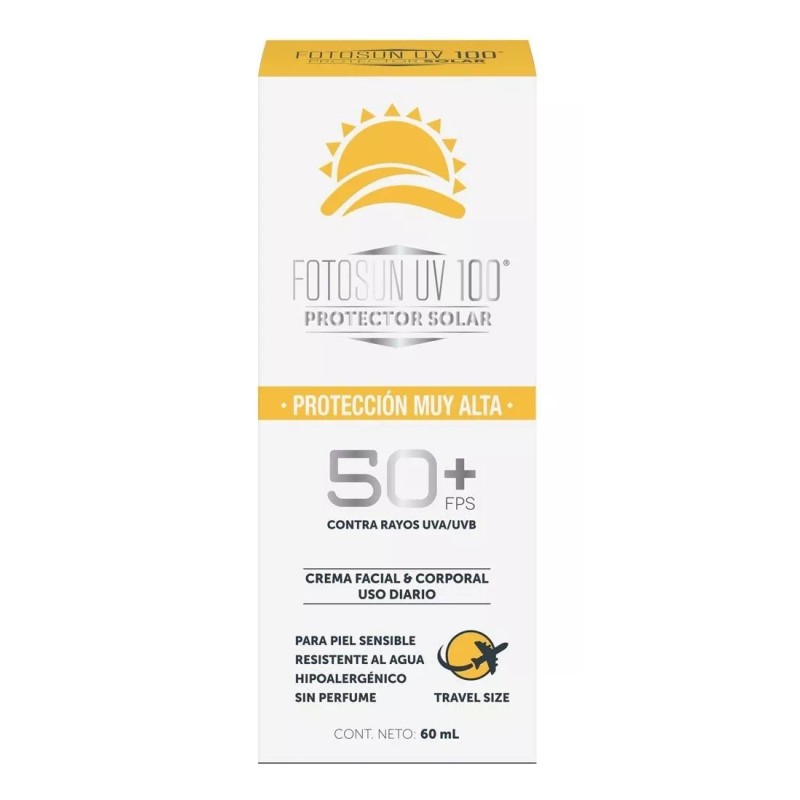 Fotosun® Uv 100 Protector Solar Uso Diario Fps50+ 60ml