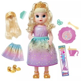 Baby Alive Princess Ellie Grows Up! Interactive Doll with Accessories, Toys for 3+ Years, 18-Inch