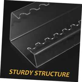 GRIRIW Acrylic Pen Holder Display Stand Minimalist Design for Desk Organization Sturdy Storage for Makeup Brushes Paint Pencils Stationery for Home Store Use