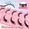 Wispy Cat Eye Look False Eyelashes for Lash Extensions, 5