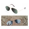 Kan.Do Aviator Sunglasses Alloy Frame Looking Behind Rear View Mirror