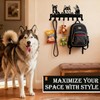 Dog Leash Holder for Wall with 8 Hooks, Heavy Duty