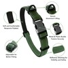 Green Dog Collar Small Dogs – Strong Reflective Adjustable Padded