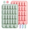2 Pcs Suppository Molds, Tiny Silicone Molds with Silicone