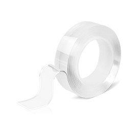 FamGift Double-Sided Tape, Waterproof, Permeable, No Straining, Repeated Use, Washable, Strong Tape, Multi-functional, Kitchen Corner, Bathroom, Home, Residence, Office, School, Industrial Use, Etc