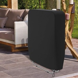 Ghopy Outdoor Folding Reclining Chair Cover,Garden Chair Cover Oxford Fabric Waterproof Windproof Heavy Duty for Sunbed Sun Lounger Furniture Protection (2PCS)