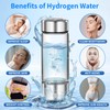 PQETBV Hydrogen Water Bottle, 420 ml, Portable Hydrogen Water Bottle