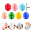 UNVOJL Easter Paper Honeycomb Ball Egg Shape Easter Decorations Hanging