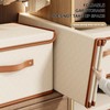 Vbvbip 4 PCS Oxford Fabric Storage Bins with Attached Lid