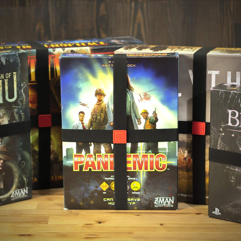 Premium Elastic Box Bands - Board game storage solution to
