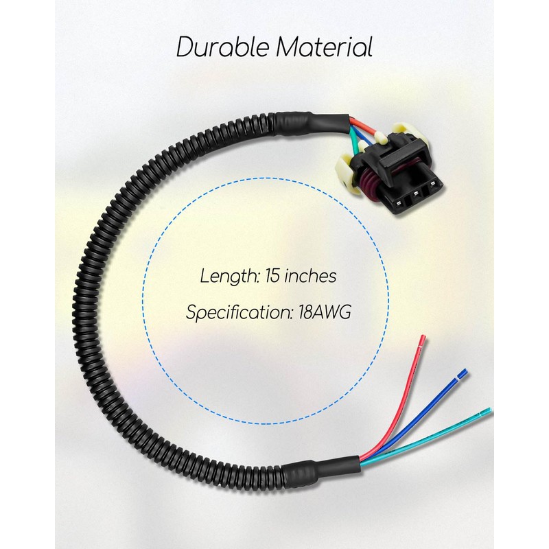 TIKSCIENCE Q21-6007S Low Coolant Level Sensor Wire Repair End Pigtail