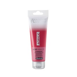 Schmincke - Akademie Acrylic Colour, Madder Dark in 120 ml Tube, 23343012, Fine Artist Acrylic Paint, Brilliant, Highly Lightfast and Cadmium-Free, for Acrylic Painting, Mixed Media