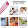 20 Feet Rubber Weather Stripping Door Seal Strip, Self-Adhesive Backing