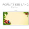 Envelopes Christmas Decoration Pack of 50 Envelopes (Without Window) DIN