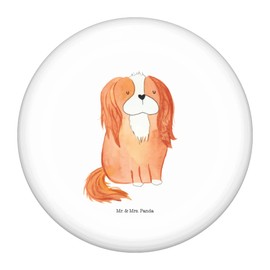 Mr. & Mrs. Panda 50mm Button Hund Cavalier King Charles Spaniel - Geschenk, Pin, Hundebesitzer, Hundemotiv, Wauwau, Sprüche, Tierliebhaber, Spruch,
