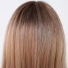 Pelucas De Mujer Dama Larga Y Ondulada Rubio Cabello Natural