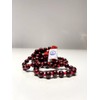 SHIVOHAM Jaipur Germological Lab Certified Red Sandalwood Mala/Natural Sandalwood Rosary/Lal