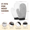ZOMCHI 2 Pack Deep Exfoliating Glove with Dual Texture, Massage