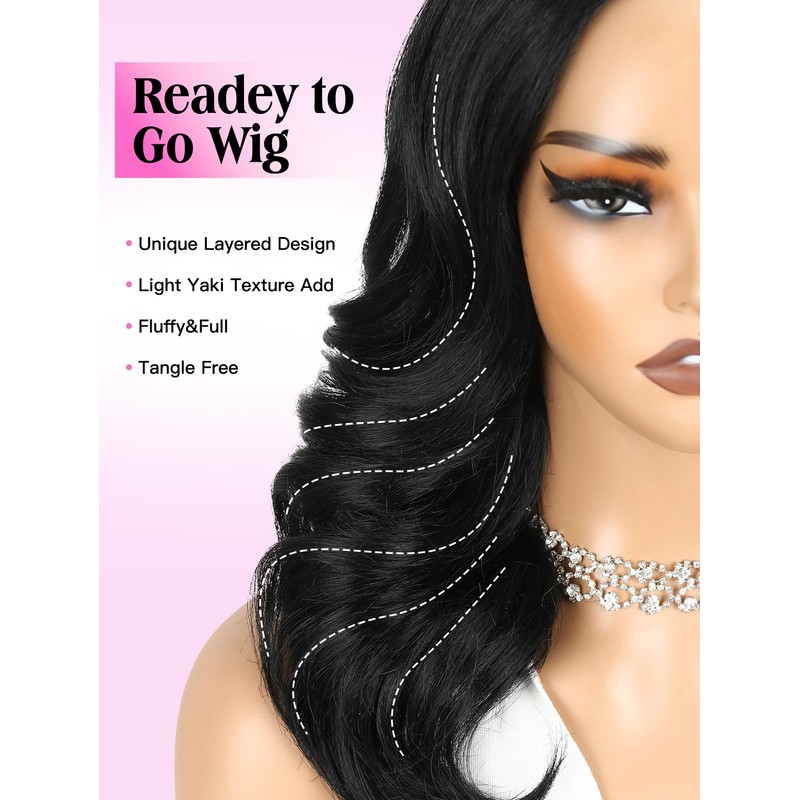 Short Flip Curly U Part Wigs for Black Women V