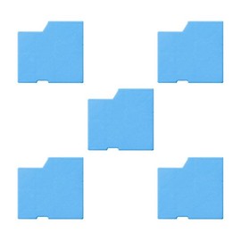 Sanwa Supply SLE-27BLOP Mounting Parts for SLE-27-BL (eSecurity, Blue, Pack of 5)