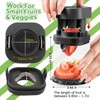 Stainless Steel Fruit & Vegetable Cutter - Detachable Bite Size