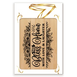 ZIIUFRN House Warming Gifts for New Home, Cutting Board Housewarming Gifts, New Home Gift Ideas for New Homeowner Women Men Couple Neibor-A13