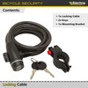 Sterling 1018K Self Coiling Locking Cable & Bike Mounting Kit,
