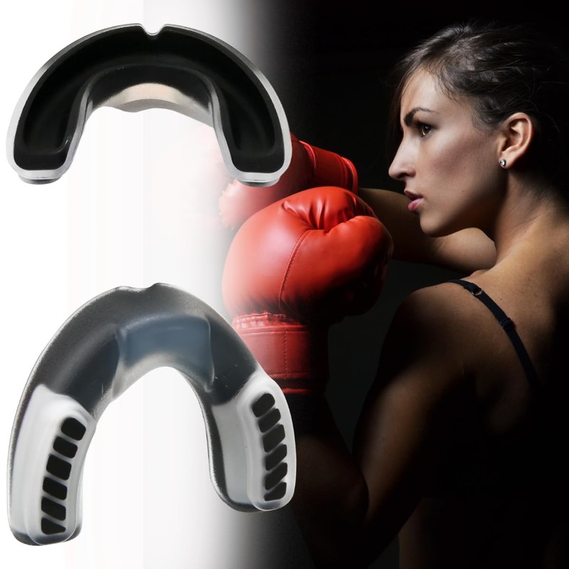 Protector Bucal Boxeo Deportes Taekwondo Guarda Dental Color (Azul)
