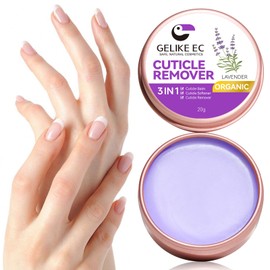 Gelike EC Cuticle Remover Cream Softener - Lavender Infused Professional Strength - Salon Grade Cuticle Treatment for Nail Technicians - Repairs Damaged Nails & Prevents Hangnails