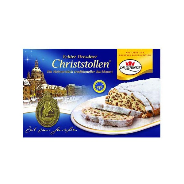 Dr. Quendt - Genuine Dresdner Christstollen in Gift Box - 1,000 g/2.2 lbs