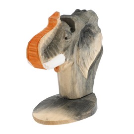 Elephant Glass Stand, Hand Carved Sunglasses Spectacles Holder Stand Cute Animal Eyeglass Display Stands Decorative Glasses Accessories for Home Office Kids Adults