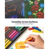 Fantastory Long Soft Chalk Pastels Set, 72 Sticks,Includes 5 Fluorescent