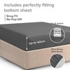 Small Double Bed Fitted Cotton Bedsheets - 100% Cotton Single