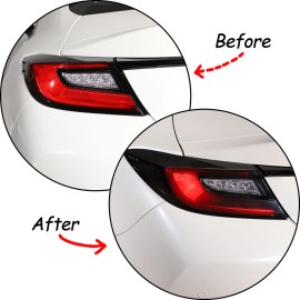 carmotion88 Car Brake Light Cover Blackened Lampshade Trim For Toyot-a 86/Subaru BRZ 2022-23