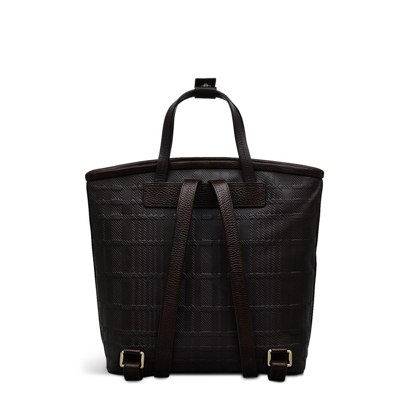 RADLEY London Bridgewater 2.0 Women's Medium Check-embossed Leather Ziptop Backpack