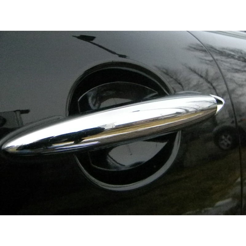 Gloss Black Auto Accessory Door Handle Trim Molding Scratch Cover