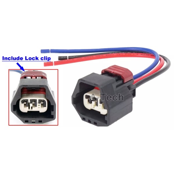 A-TECH 3P HVAC Heater Control Valve CONNECTOR for Lincoln LS