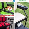 NOKINS Golf Cart Armrest with Cup Holder, No Drilling,Golf Cart