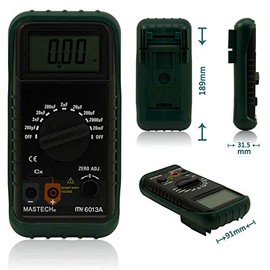 MASTECH MY6013 Multimeter Capacitor Tester Tecrep Digital Capacitance Meter