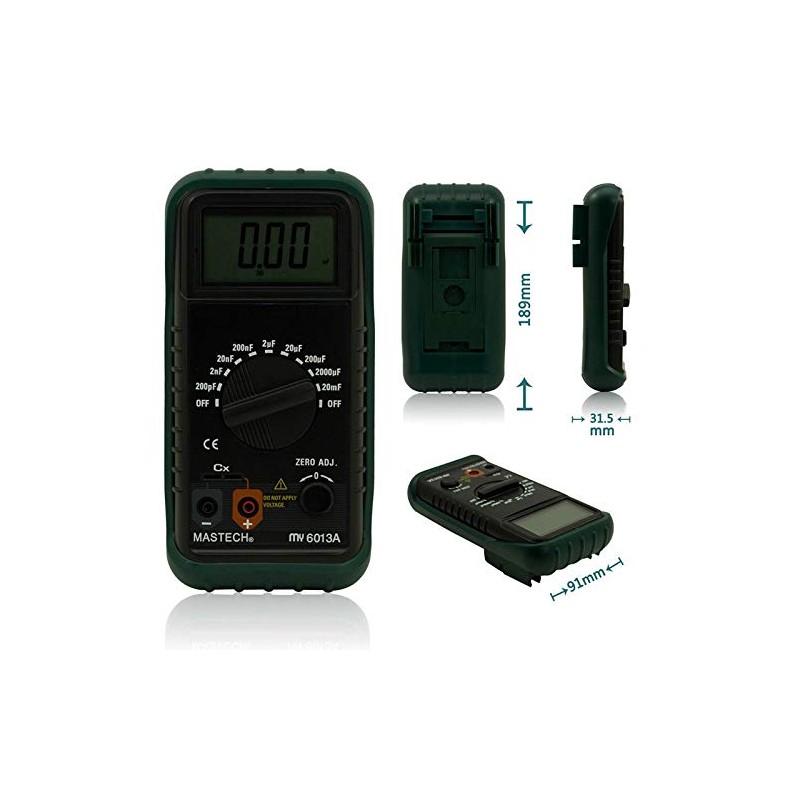 MASTECH MY6013 Multimeter Capacitor Tester Tecrep Digital Capacitance Meter