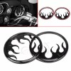 Unbranded Flame Speaker Grill Accent Cover Black For Harley Street