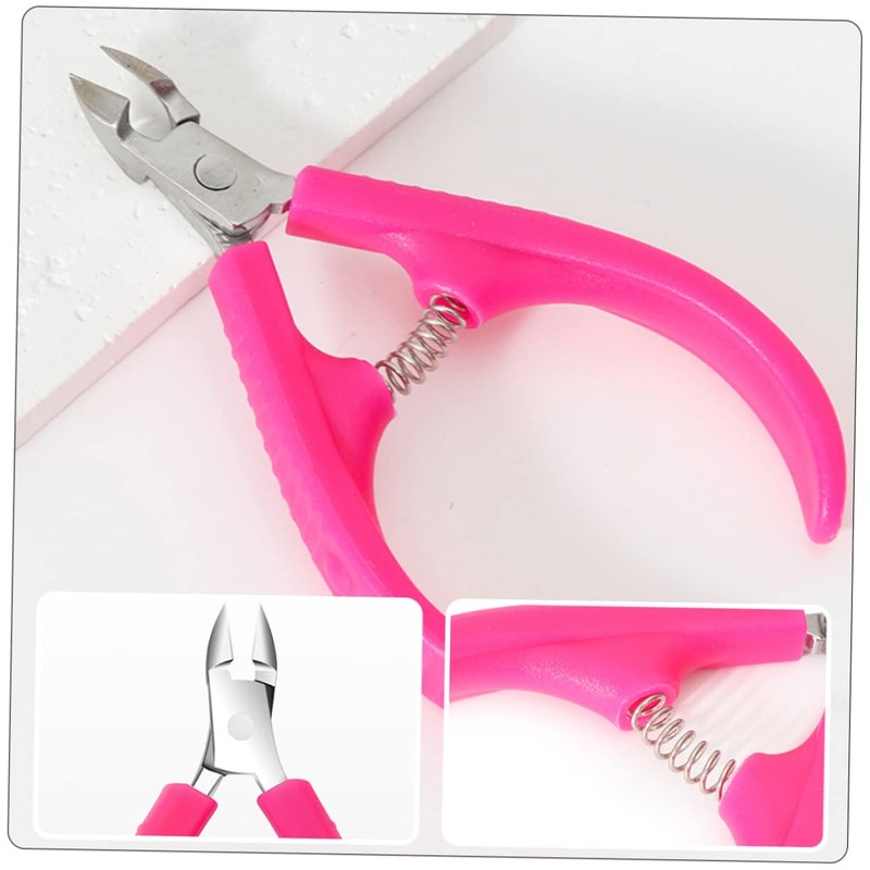 SAFIGLE 2Pcs Cuticle Trimmer Portable Dead Skin Remover Non Slip