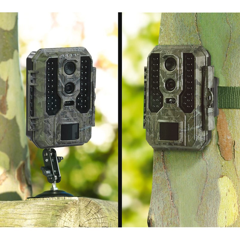 VisorTech Wildlife Cameras: 4K Wildlife Camera with Dual Lens, IR