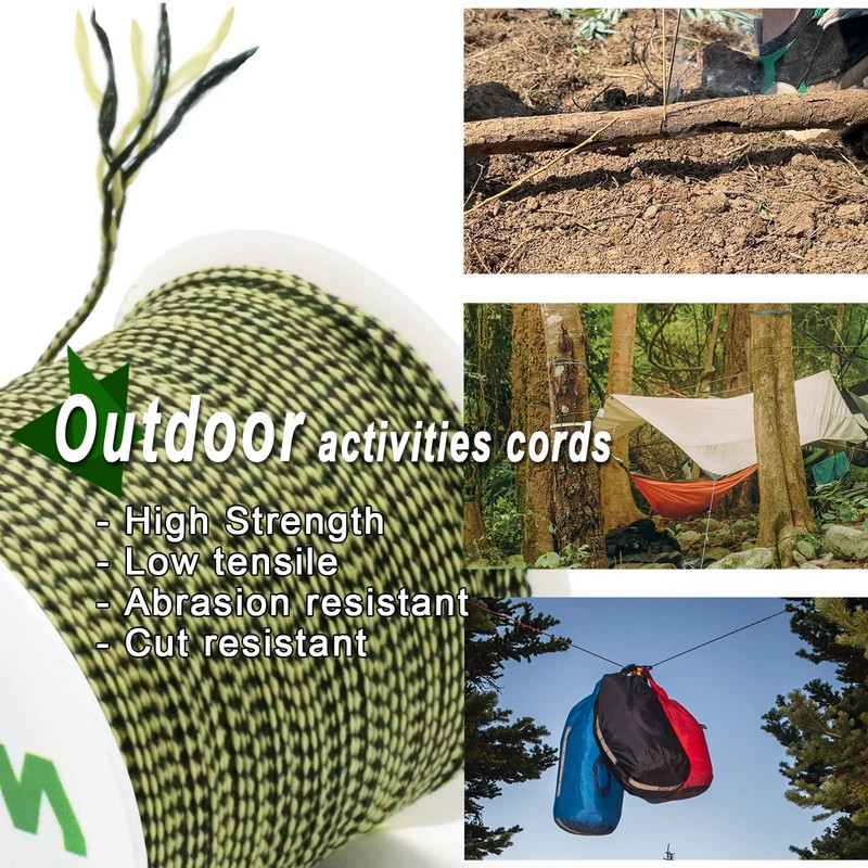 9KM DWLIFE Kevlar Cord Kevlar Line, High Strength, Abrasion Resistance,