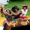 Kinlop 3 Pcs Black History Tablecloth 108 x 51 Inch