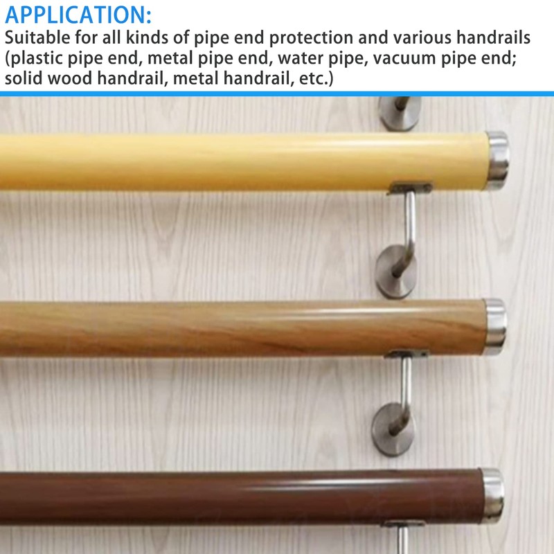 Handrail End Caps End Caps,Ultra-Thin 0.4mm for 45mm Handrail Round