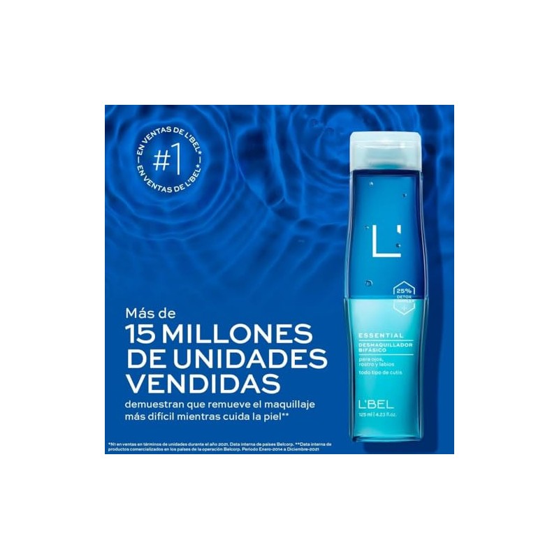 L'BEL - Set desmaquillador bifásico Essential x2