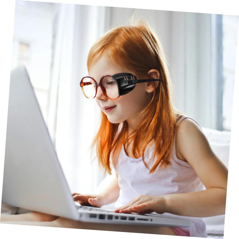 Baluue 4pcs Glasses Protective Wings Clear Glasses Goggles Stylish Safety